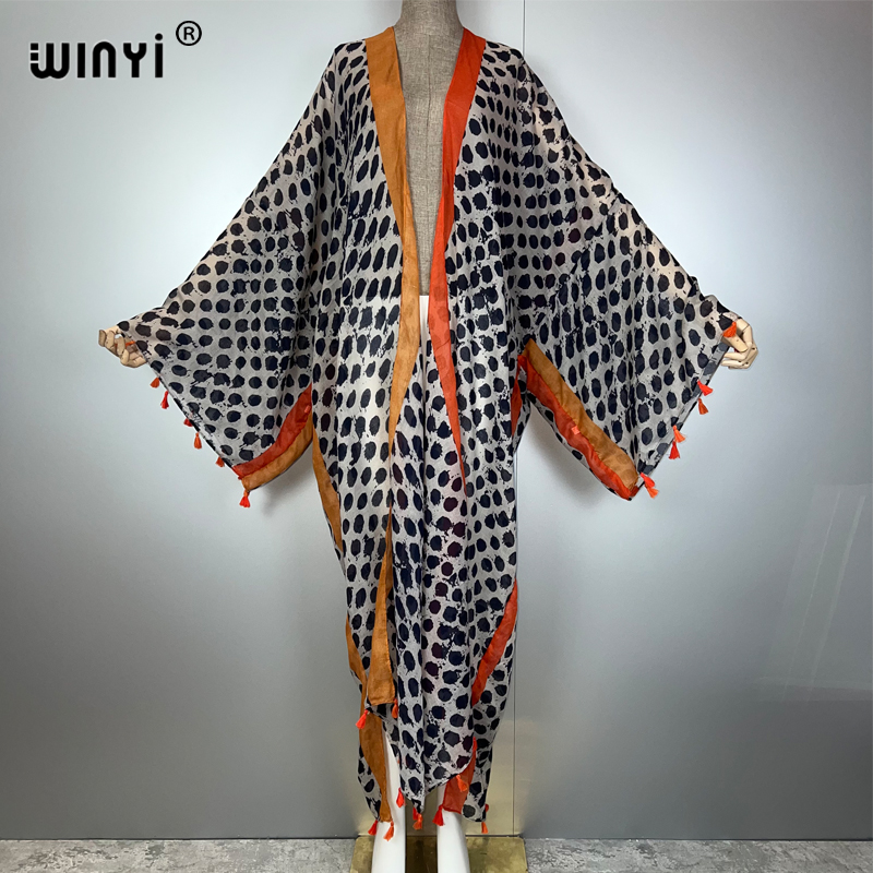 윈이 여름 의상 기모노 아메리카 보헤미안 프린트 비치  - Boho Summer Beach Maxi Dress 리뷰 및 가격