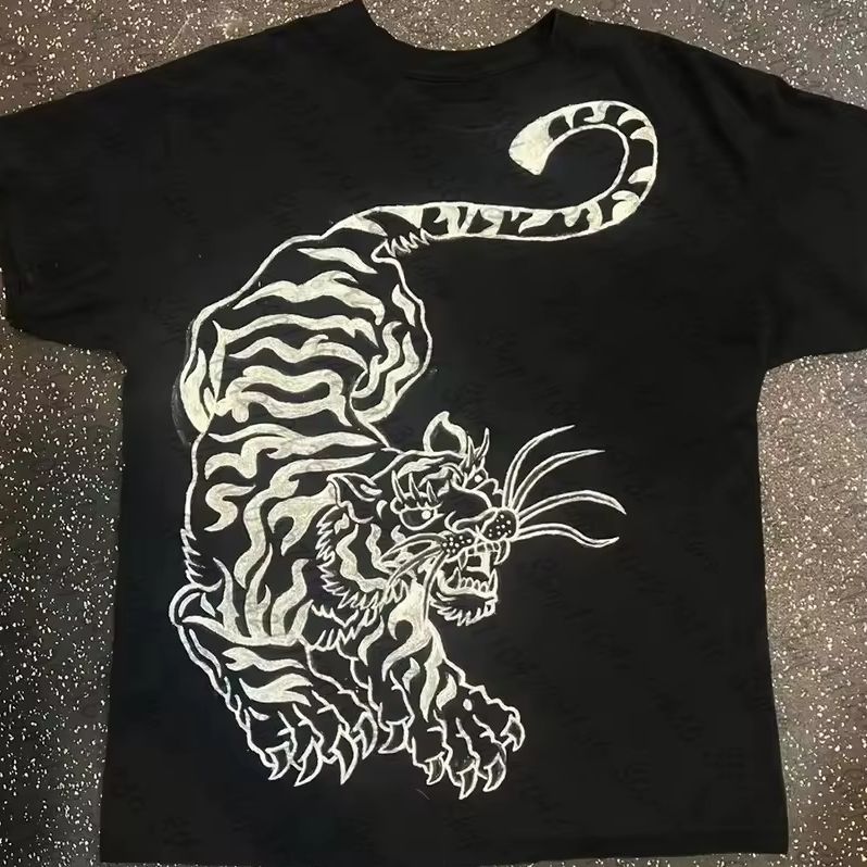 Y2k 의류 그런지 여성 의류 크롭 탑 여성 타이거 프 - Y2K Graphic Baby Tee Crop 리뷰 및 가격