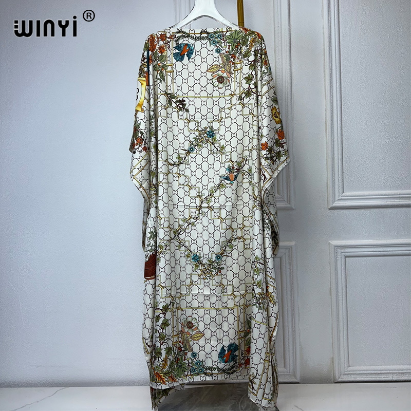 WINYI 여성용 칠면조 원피스, 보호 문자 인쇄, 이 - Boho Summer Beach Maxi Dress 리뷰 및 가격