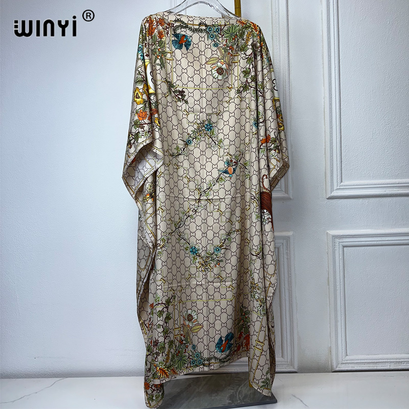 WINYI 여성용 칠면조 원피스, 보호 문자 인쇄, 이 - Boho Summer Beach Maxi Dress 리뷰 및 가격