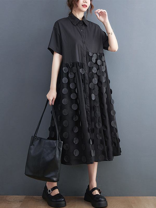 슬리밍 패션 여름 셔츠 드레스 여성용 한국 스타일 루즈 - Korean Style A Line Shirt Dress 리뷰 및 가격