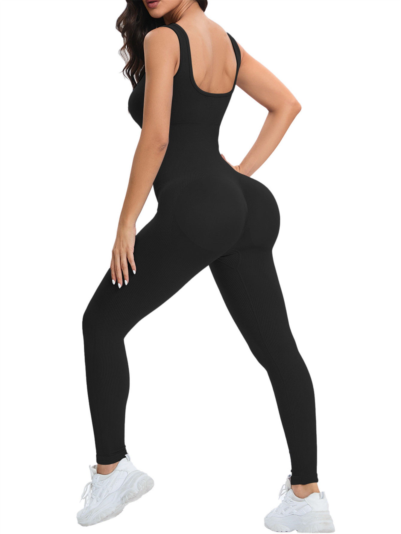 여성용 운동복 심리스 점프수트 요가 리브드 바디콘 원피 - Seamless Ribbed Workout Tank Top 리뷰 및 가격